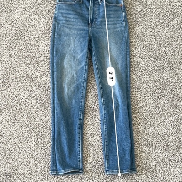 Madewell The Perfect Vintage Jean - Straight Leg - Medium Blue Wash - Size 26 - Picture 14 of 14